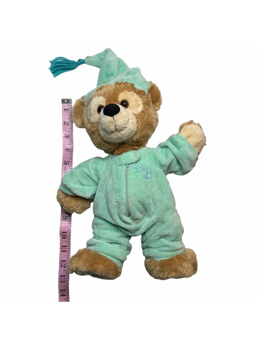 Disney Parks Bear Plush Mint Green Pajamas 14” Disneyland Walt Disney World - Picture 11 of 11